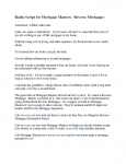 Radio Script_Reverse Mortgages